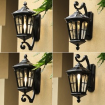 Outdoor Solar Eurostyle Wall Lamp Waterproof Patio Villa Balcony Large Doorway Exterior Wall Hung Terrace Led Outdoor light