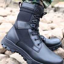 Summer new combat boots mens ultra-light martial arts combat training boots breathable tactical shoes Wear-resistant waterproof marine boots puncture-proof