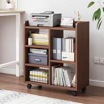 Shelf for placing a bag can move small bookshelves with wheel office containing devinator table under storage cabinet