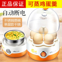 Small Bear Cook Egg Instrumental Automatic Power Cuts Home Mini-Steamed Eggbeware Breakfast Chicken Egg Spoon Multifunction Small