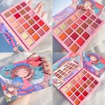 ERSHIQI love girl 24 color eyeshadow plate ins Super fire mashed potatoes glitter glitter sequins National goods affordable eye shadow