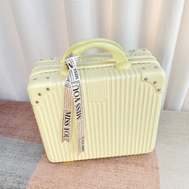 14-inch suitcase portable small female retro makeup case 16 inch password suitcase mini containing bag high-end