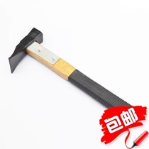 Wooden handle with handle non-slip reinforced planing adze forged adze axe hoe pickaxe pickaxe woodworking adze hammeraxe tool