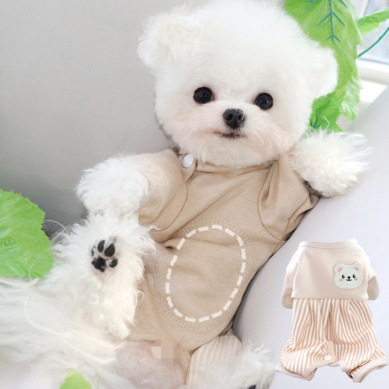 Dog Belly Protector Summer Thin Pet Four legged Clothing Teddy Bears Pomeranian Cats Small Puppies Keep Cold