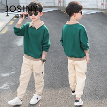 Zhuxini boy suit Spring and autumn style foreign air boy clothing 2022 new CUHK children handsome and trendy spring clothing wave cool