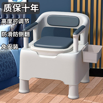 Elderly toilet Home Removable Adult Pregnant Woman Toilet Indoor Portable Deodorant Simple Elderly Sitting Defecation Chair