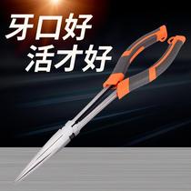 Electrician 11-inch elbow ultra-long O-clamping pliers long handle vise long double nose pliers bending nose pliers