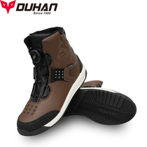 DUHAN waterproof riding boots motorcycle riding equipment wear-resistant protective riding shoes portable strap system motorcycle travel