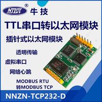 NNZN-TCP232-D serial port to Ethernet module TTL to RJ45 serial port server network serial port