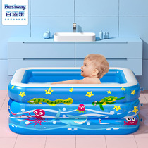 bestway baby inflatable swimming pool Home adult swimming pool Large child baby thickened bath pool