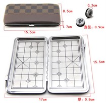 Travel magnet chess trumpet mini magnet Chinese Chess easy to carry magnetic folding board chess pieces