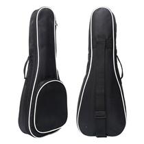 Cross Border Thickened Jukri Ricino Bag 21 Inch White Side Plus Cotton Black Small Guitar Bag Single Shoulder Backpack Print Logo