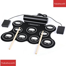 Hand roll USB electronic drum portable drum folding silicone practice drum electronic percussion instrument