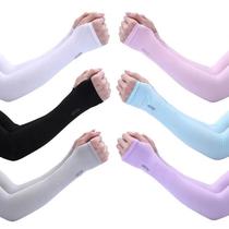 Summer ice refreshing sulfur gloves anti-UV thin long ice wire sleeves for men and women