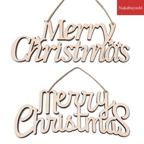 New Nordic Pendant Letters Merry Christmas Festival Home Decoration Pendant Wooden Crafts