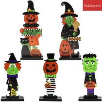 New simple Nordic wooden gifts Halloween pumpkin home table decoration ornaments crafts customization