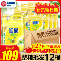 Olive chrysanthemum dishwashing liquid family pack household commercial vat dishwashing detergent to oil * 12 barrels of FCL wholesale
