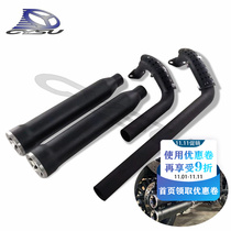 Suitable for Gingela 300 modified exhaust pipe Benda BD300 modified Harley Cobra exhaust pipe