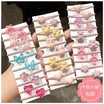 Korean little girl cartoon head rope tie hair rubber band Hairband girl cute little pull hair rope children hair accessories