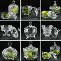 Dress European-style Candy Jar Crystal Sugar Box Transparent With Guaiostyle Pot Candy Glass Creative Containing Jar Kot Jam