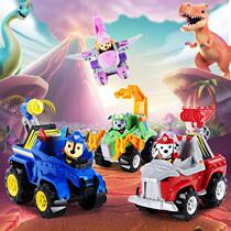 (new product) Wang Wang stands for rescue car dinosaur dinosaur rescue team Childrens toy boys Wangwang team patrol car