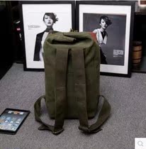 Bing outdoor mountaineering bag canvas travel bag backpack large capacity sports bag mens bag womens bag bucket bag free