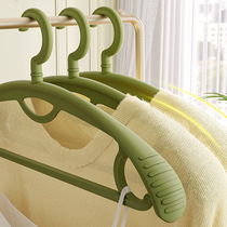 Household wide-shouldered drying rack anti-shoulder angle non-slip and no mark-free bag thick drying rack dry and wet hanging clothing support