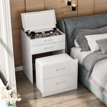 Makeup Table dresser Simply Modern Bedroom Pure Solid Wood Cosmetics Collection Cabinet Bedhead Cluster Made Red