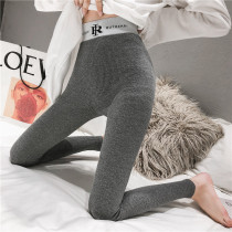 2020 new spring and autumn winter sound Net Red gray thread leggings womens wear thin autumn pants