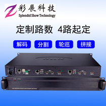 H265 network digital decoding matrix processor HD video monitoring decoder monitoring server host