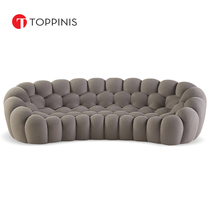 Toppinis freehand BUBBLE lodgeburg fabric BUBBLE ball shaped sofa Villa designer furniture
