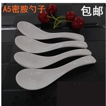 Melamine spoon Melamine plastic household hotel commercial dining utensils Ramen spoon spoon Long handle Malatang spoon Soup spoon