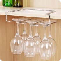 Nail-free hanging wine hanging cup rack Stainless steel wine glass rack upside down wine rack goblet rack
