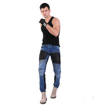 PK-719 motorcycle jeans summer stretch breathable mesh riding pants mens and womens motorcycle anti-drop casual pants