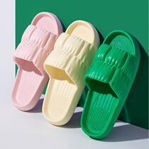 Petal Slippers Womens Summer Home Live Indoor live Home Thick Bottom Couple Bathroom Bath soft underfloor men cool slippers