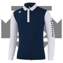 Golf long sleeve T-shirt mens autumn and winter Golf ball clothes mens quick-drying polo shirt stitching top sportswear