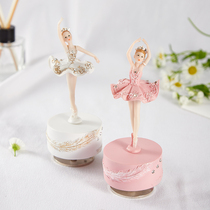 Ballet Girl Crystal Music Box Rotating Music Box Send Girlfriend Lover Childrens Day Birthday Gift