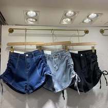 0621 Nana selected self-reserved models recommended drawstring denim shorts 8916 no return no change