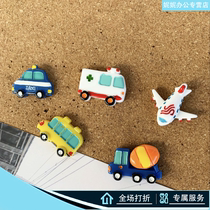 5 vehicles Car aircraft creative pushpins kindergarten photo wall decoration color photo wall felt