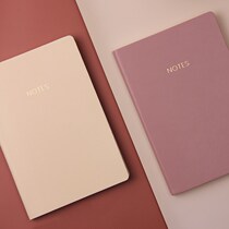 Notebook simple College students ins Wind notepad meeting record book cute girl heart reading diary