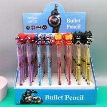 Superhero Avengers Alliance Spider-Man Iron Man Captain America Batman Bullet Pencil Pencil Free of continuous lead cute cartoon creative primary and secondary school students dedicated Daily Writing Practice