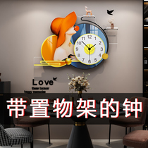 Net celebrity watch wall clock living room household fashion light luxury decoration clock wall hanging modern simple atmosphere creative hanging watch