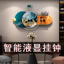 Light luxury living room wall clock Modern simple household fashion net red watch Nordic clock decoration restaurant background wall watch