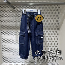 F1HAC1412mini peace Taiping bird dress 2022 spring new boy casual jeans