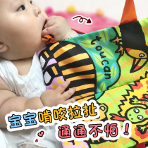jollybaby cloth book early education baby books 0-1-3 years old baby can not tear 6-12 months can bite three-dimensional cloth