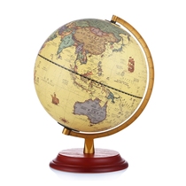 Antique Globe Creative ornaments for students with junior high-definition home furnishings antique 25cm small globe