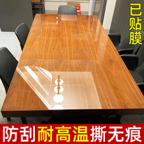 Furniture film high temperature resistant high-grade dining table coffee table solid wood table marble table desktop transparent protective film anti-scalding
