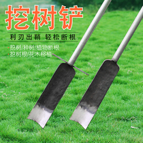 Tree shovel Shovel All-steel thickened root digging tool Outdoor seedling shovel Garden root digging pole hole