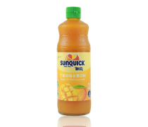 New mango juice concentrate 840ml glass bottle large fruit drink fruit pulp milk tea shop dedicated commercial