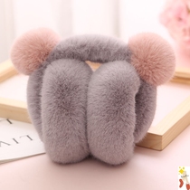 Winter electric car cold protection equipment earmuffs cycling ear caps Womens winter cute warm riding plush earmuffs